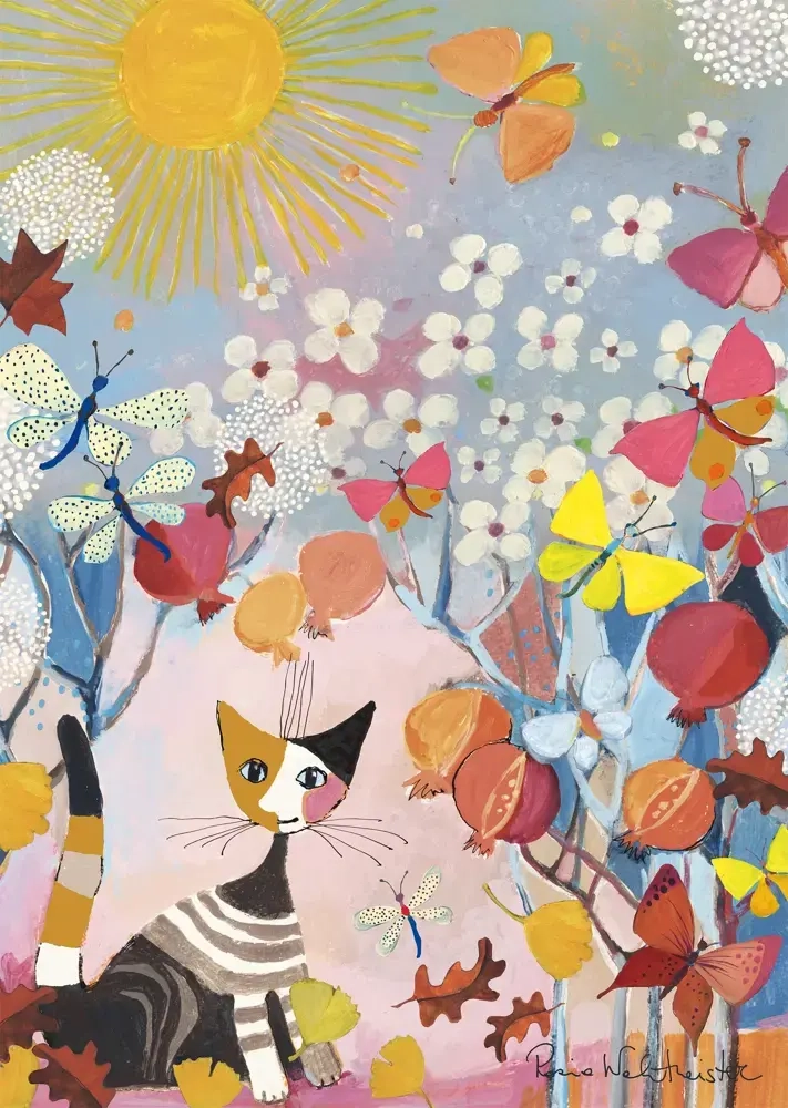 Gestreiftes Kätzchen - Rosina Wachtmeister