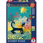 Katze im Blütenmeer - Rosina Wachtmeister