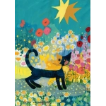 Katze im Blütenmeer - Rosina Wachtmeister