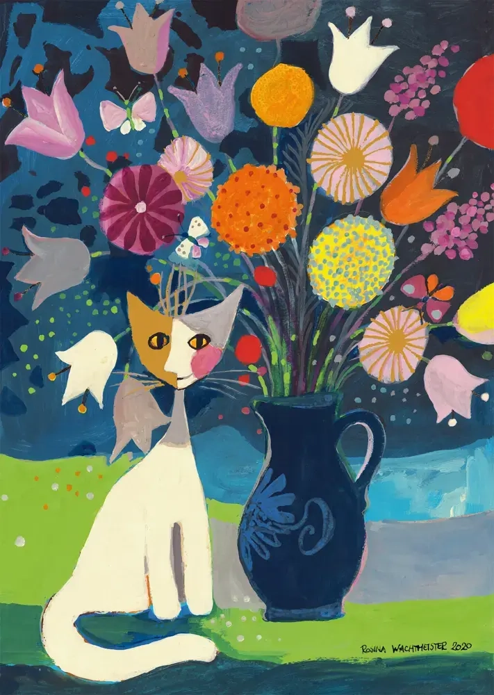 Weisse Katze - Rosina Wachtmeister