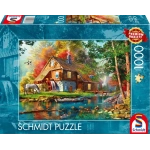 Wassermühle im Herbst