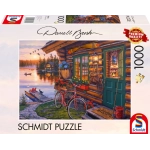 Seehütte mit Fahrrad