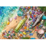 Leuchtendes Strandgut