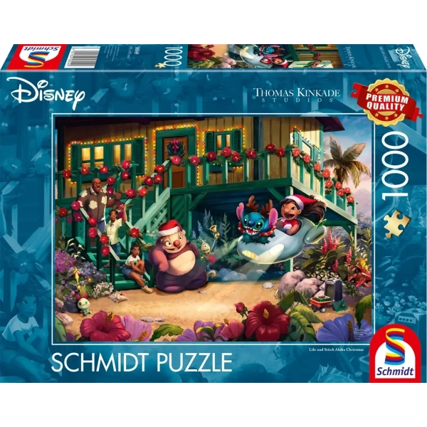 Disney - Lilo and Stitch Aloha Christmas - Thomas Kinkade