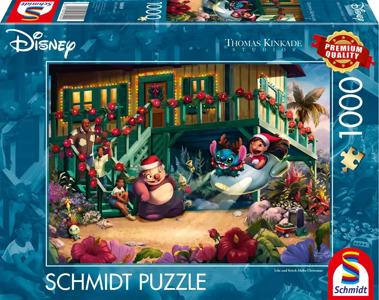 Disney - Lilo and Stitch Aloha Christmas - Thomas Kinkade