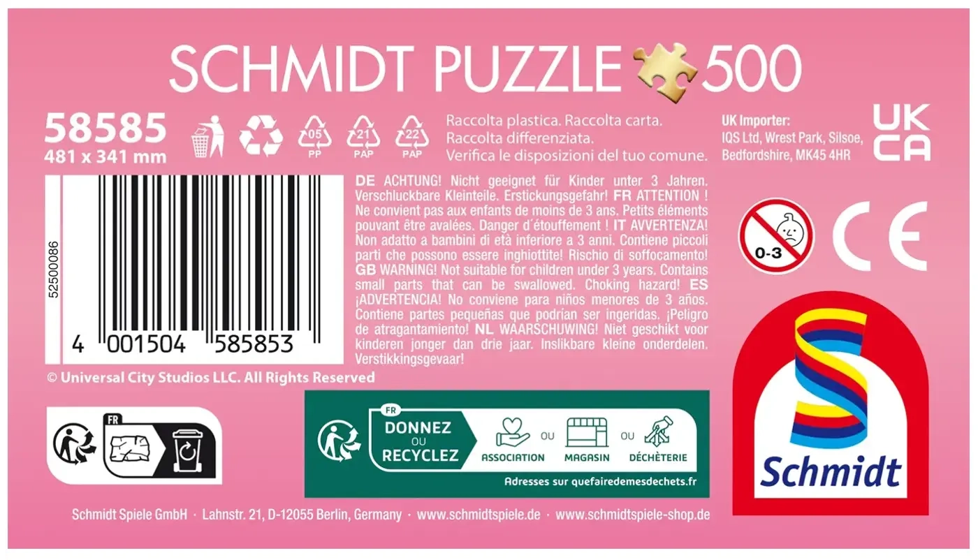 Wicked - Glinda 500 Teile Puzzle in Nostalgiedose