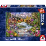 Flussidyll in den Bergen