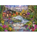 Flussidyll in den Bergen