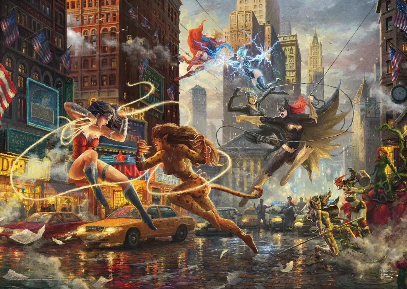 DC - Justice League - The Women of DC - Thomas Kinkade