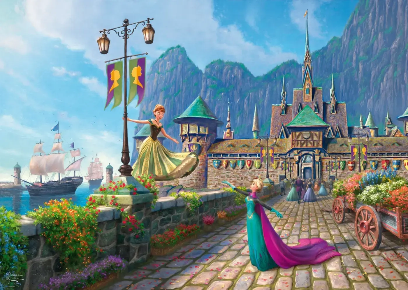 Disney - Frozen: Celebrating in Arendelle - Thomas Kinkade