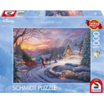 Disney - Cinderella Bringing Home for Christmas - Thomas Kinkade