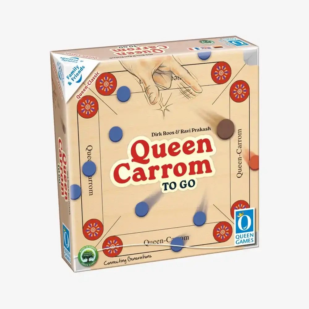 Queen Carrom To Go Compact Edition - EN