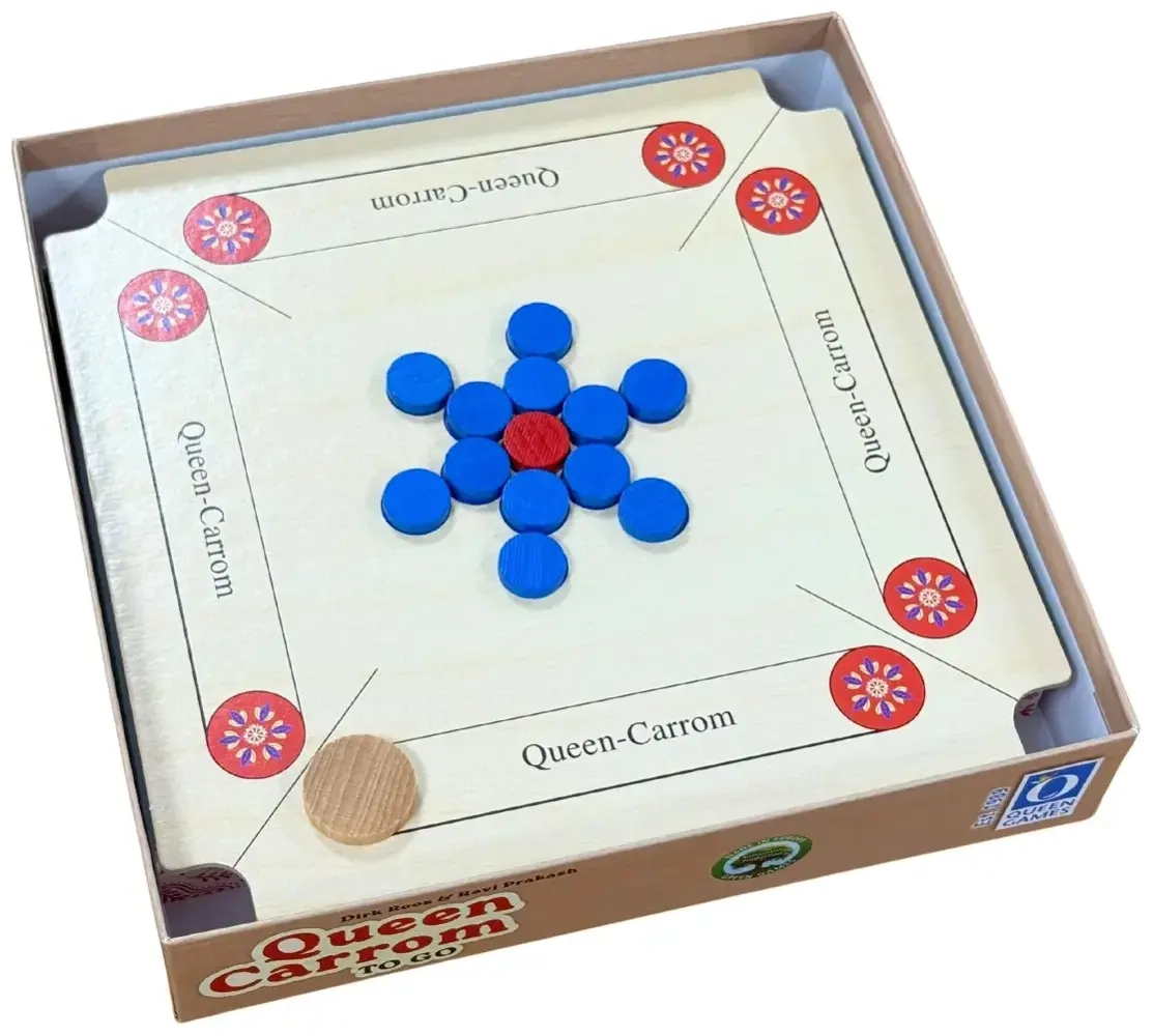 Queen Carrom To Go Compact Edition - EN