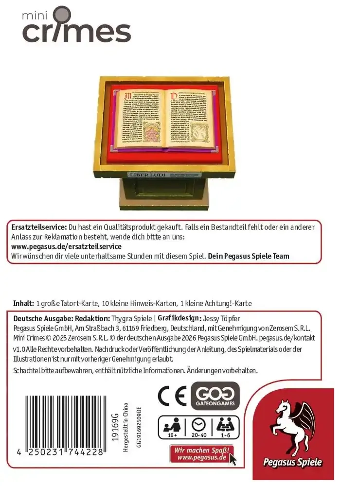 MiniCrimes - Ein wertvolles Buch - DE