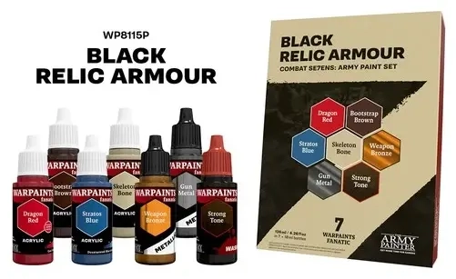 Army Painter - Black Relic Armour Combat Se7ens