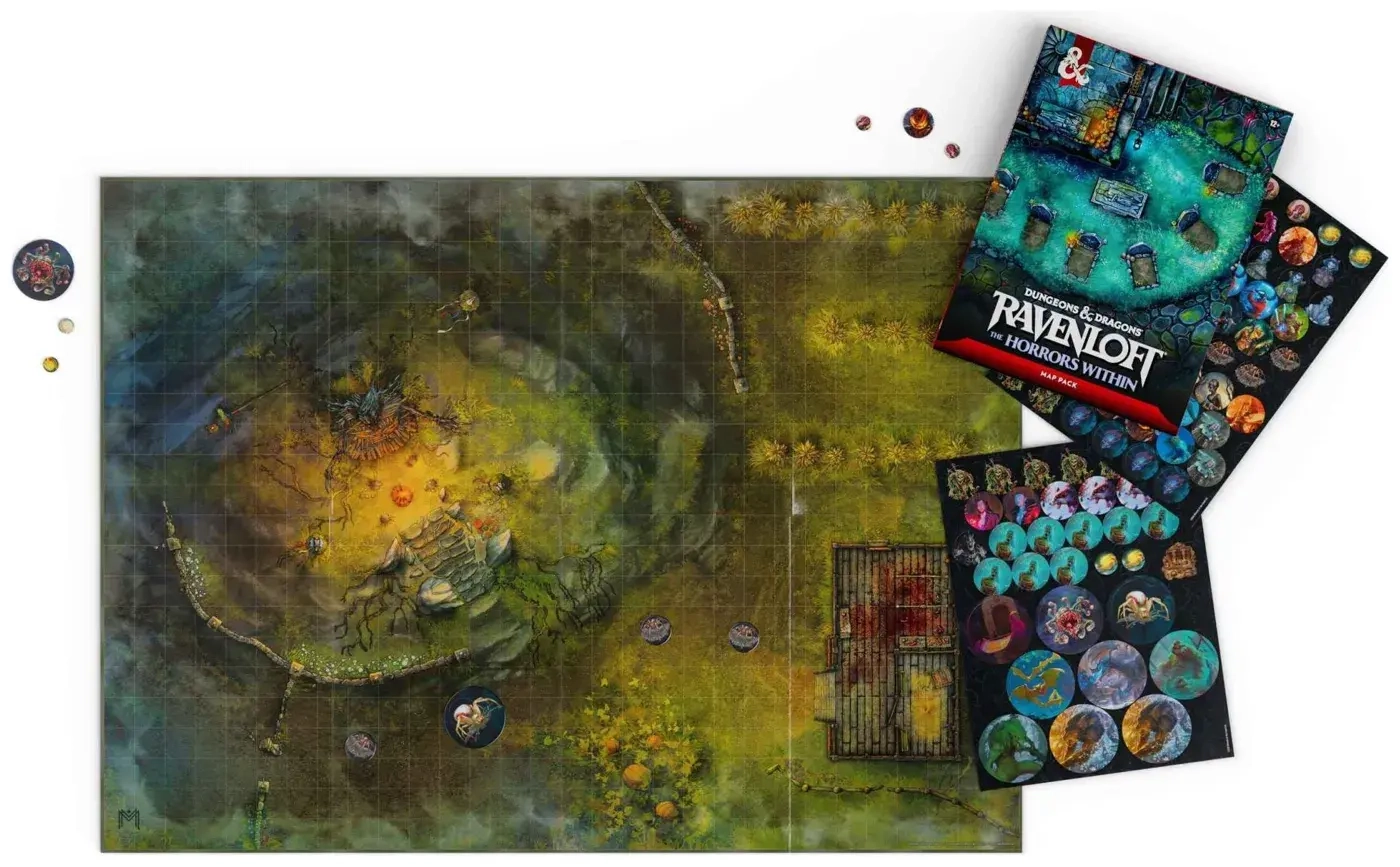 D&D: RPG Ravenloft: The Horrors Within Map Set - EN