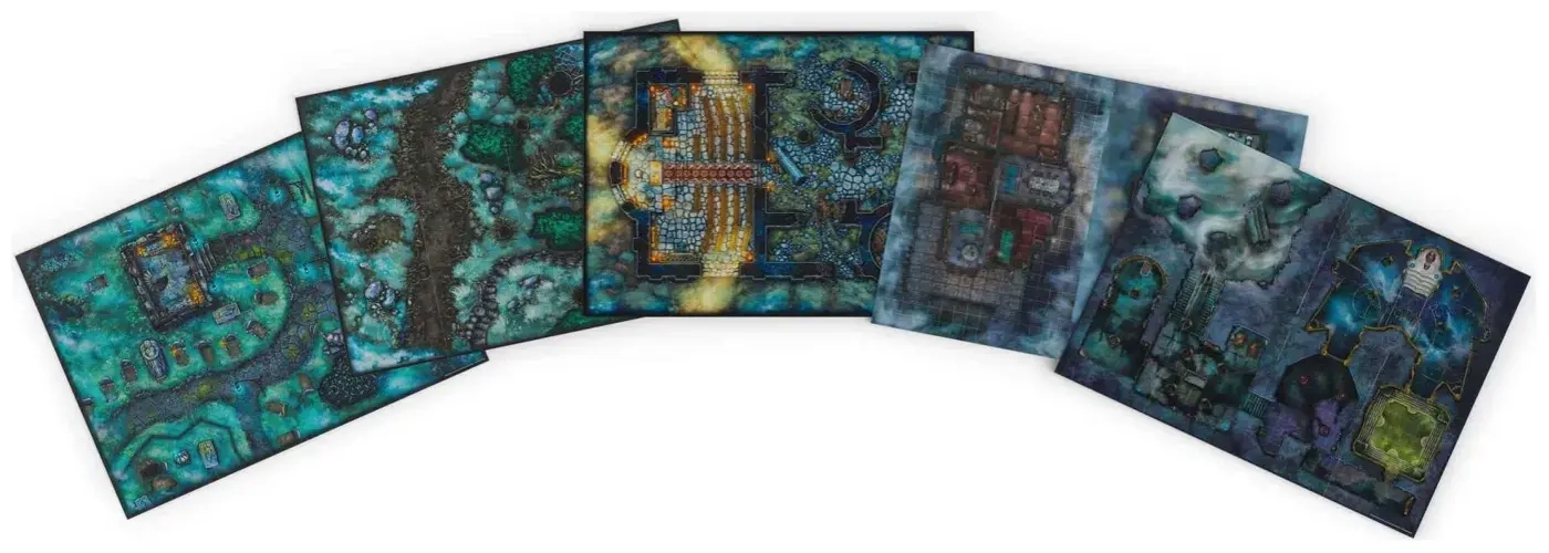 D&D: RPG Ravenloft: The Horrors Within Map Set - EN