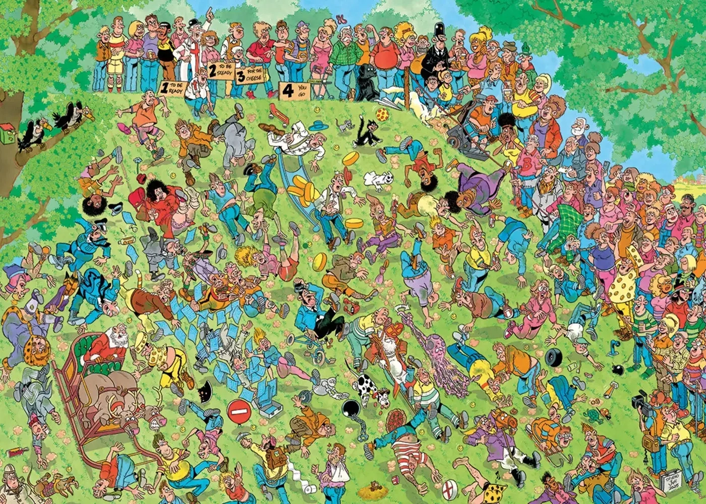 Auf die Käse, fertig, los! - Jan van Haasteren