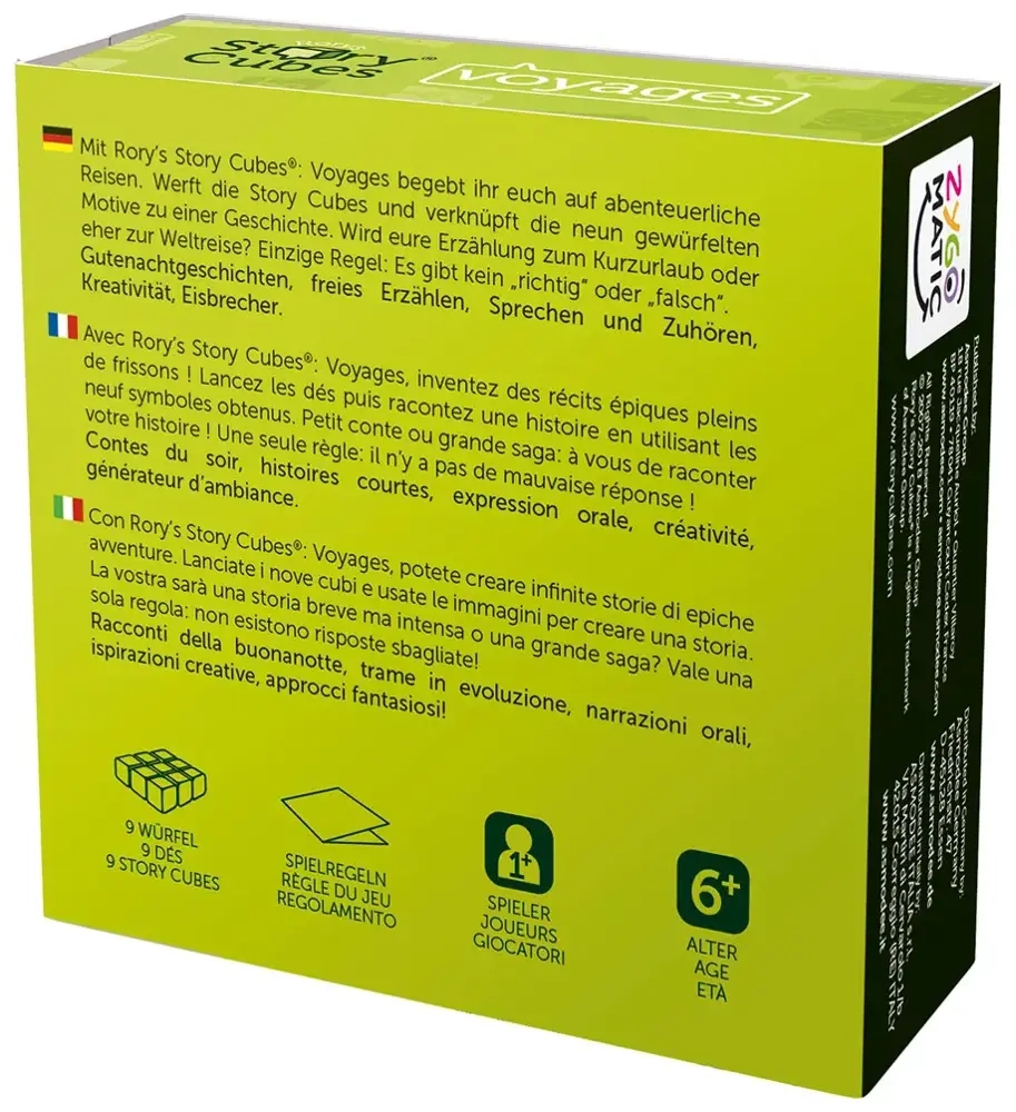 Story Cubes Voyages - DE/FR/IT