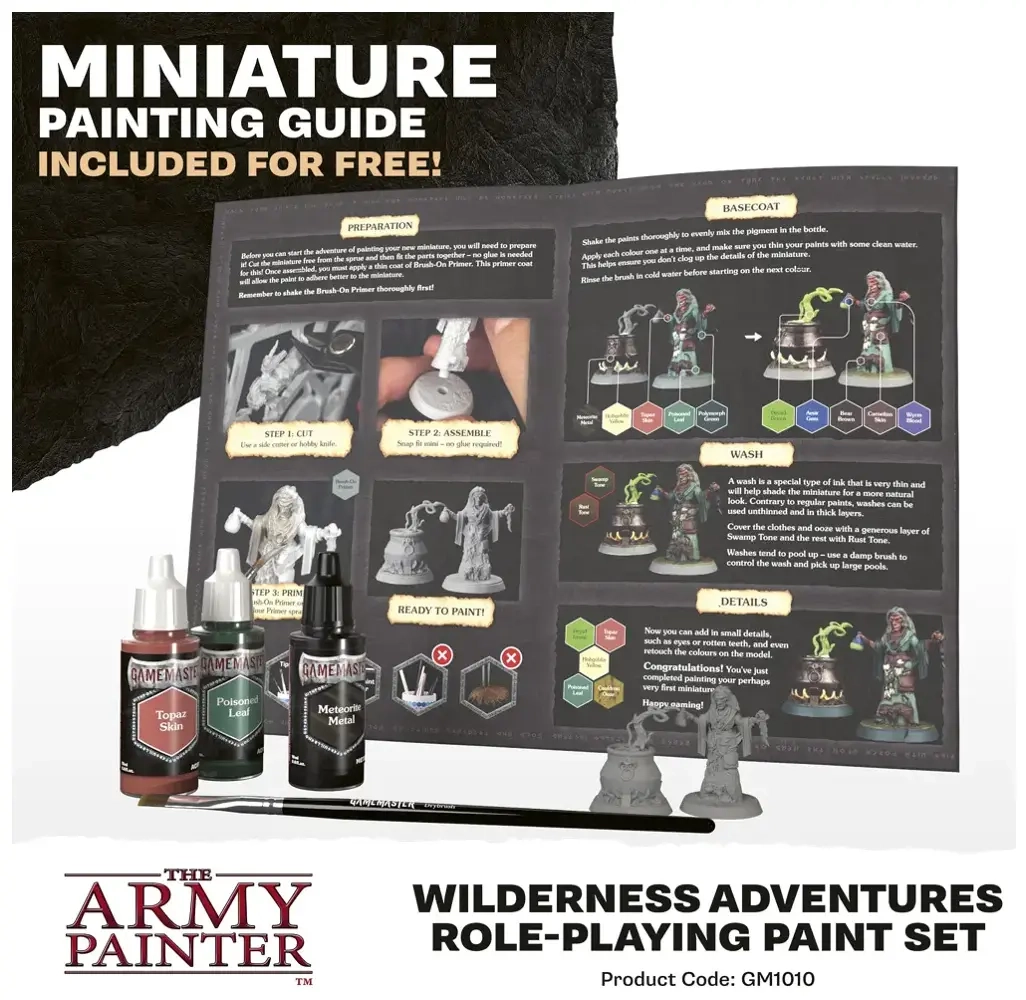 GameMaster: Wilderness Adventures Role-playing Paint Set