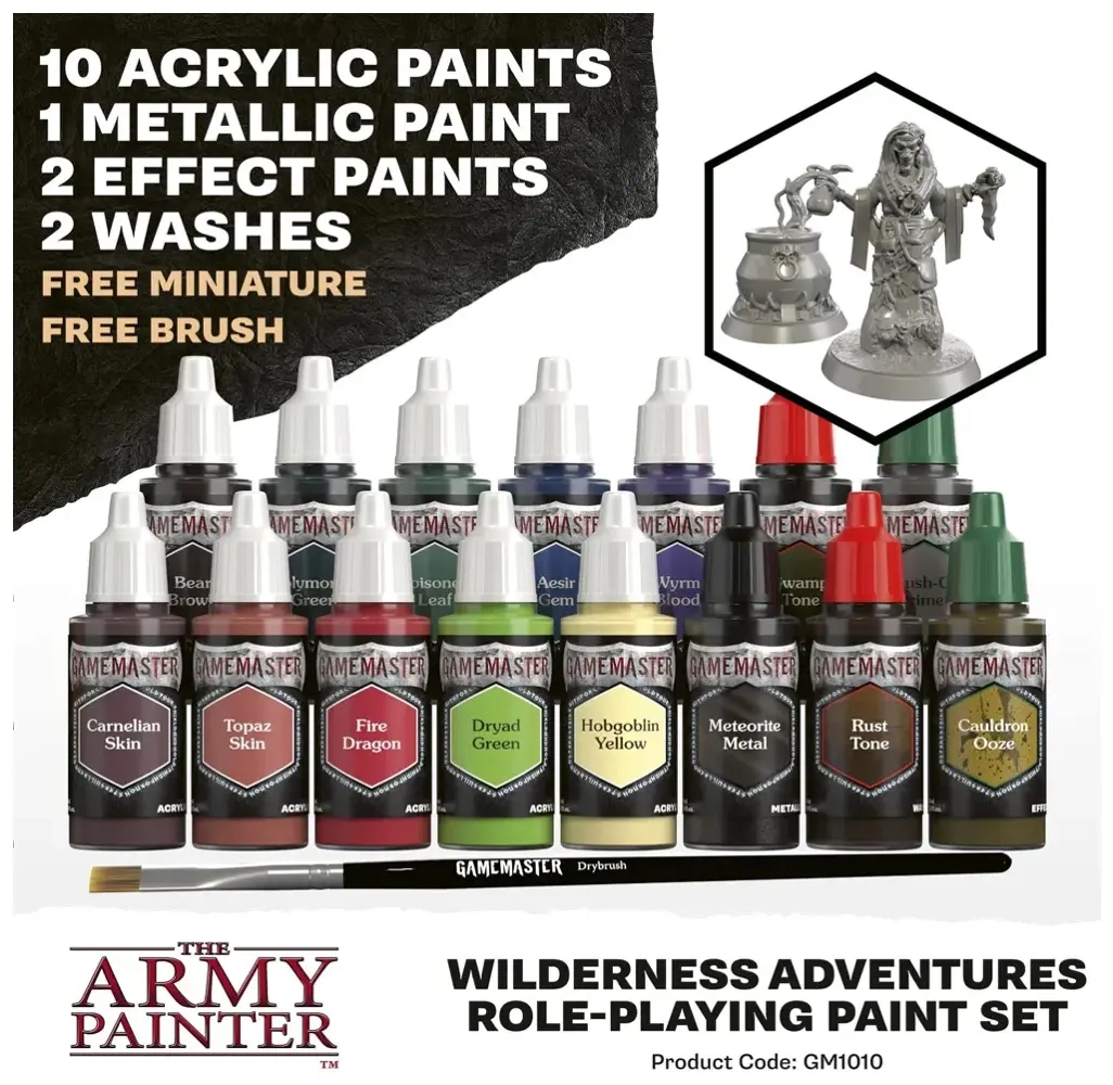 GameMaster: Wilderness Adventures Role-playing Paint Set