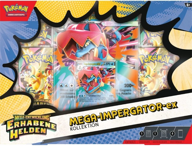 Pokémon ME02.5 Erhabene Helden ex Kollektion - Mega-Impergator - DE