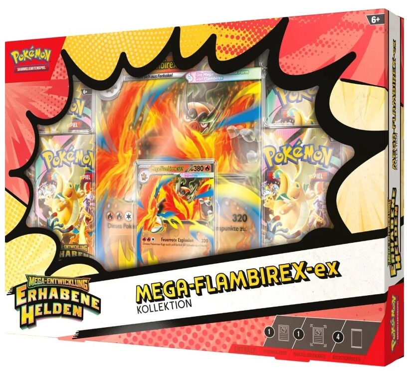 Pokémon ME02.5 Erhabene Helden ex Kollektion - Mega-Flambirex - DE
