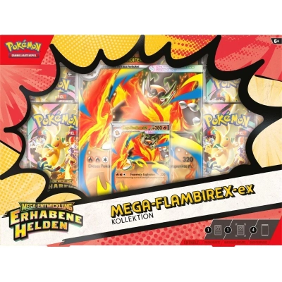 Pokémon ME02.5 Erhabene Helden ex Kollektion - Mega-Flambirex - DE
