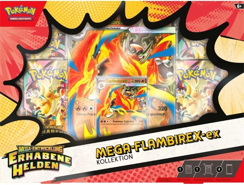 Pokémon ME02.5 Erhabene Helden ex Kollektion - Mega-Flambirex - DE