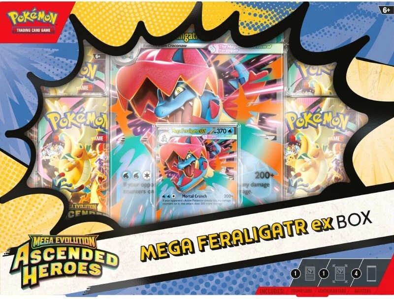 Pokémon ME02.5 Ascended Heroes ex Box - Mega Feraligatr - EN