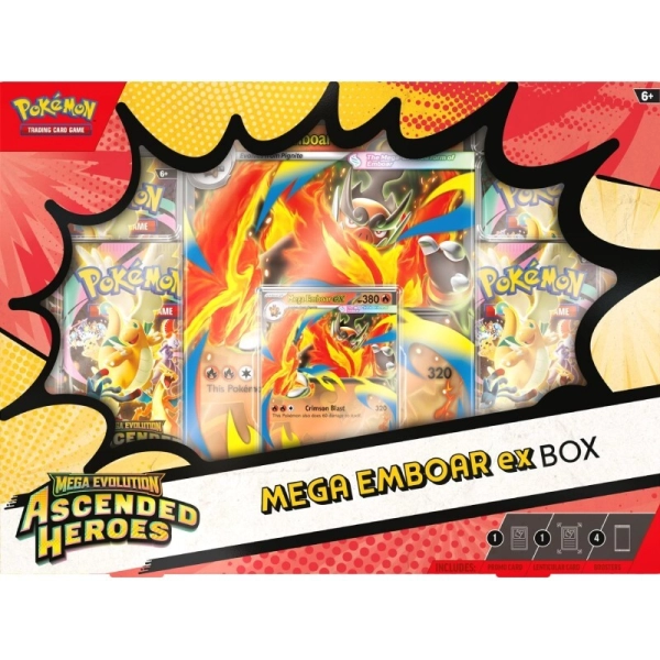Pokémon ME02.5 Ascended Heroes ex Box - Mega Emboar - EN