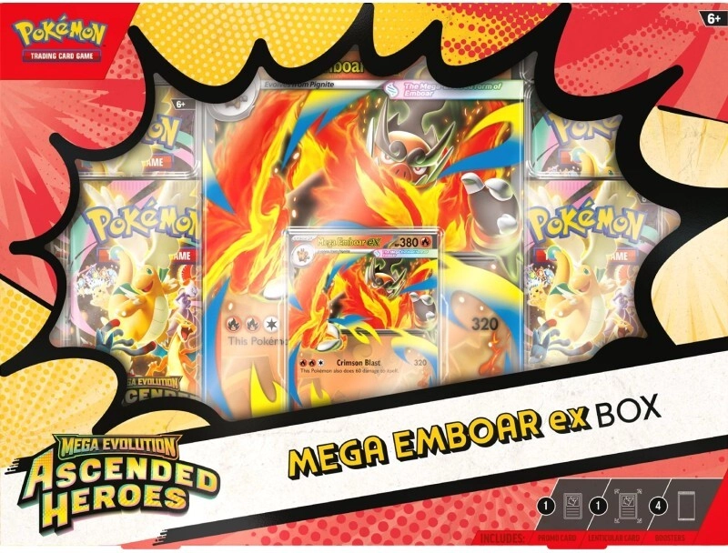 Pokémon ME02.5 Ascended Heroes ex Box - Mega Emboar - EN