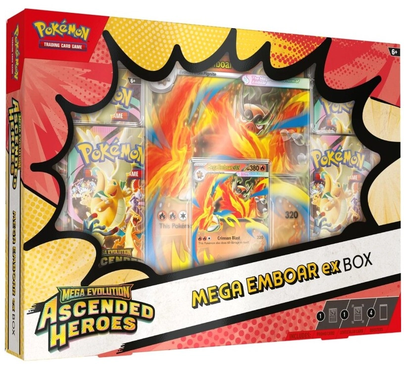 Pokémon ME02.5 Ascended Heroes ex Box - Mega Emboar - EN