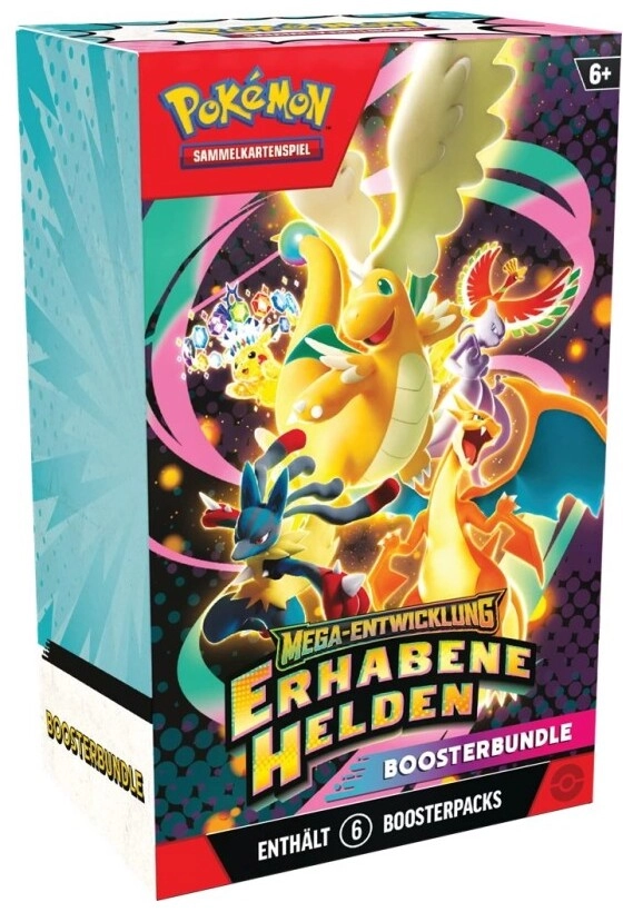 Pokémon Mega-Entwicklung Erhabene Helden Booster Bundle - DE