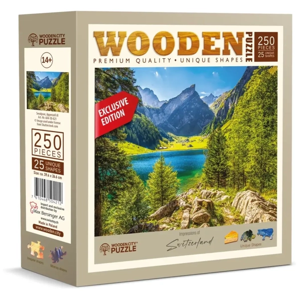 Holzpuzzle - CH Seealpsee