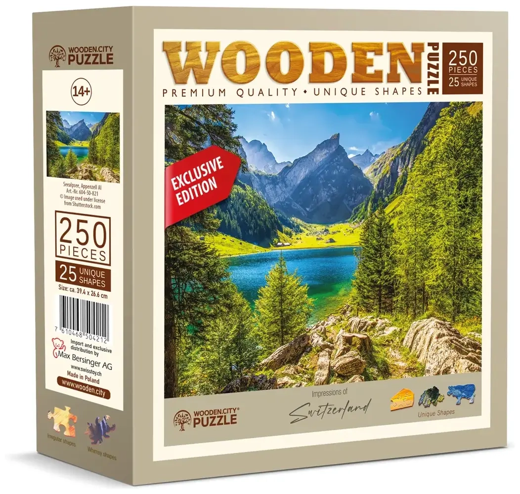 Holzpuzzle - CH Seealpsee