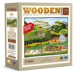 Holzpuzzle - CH Bauernmalerei