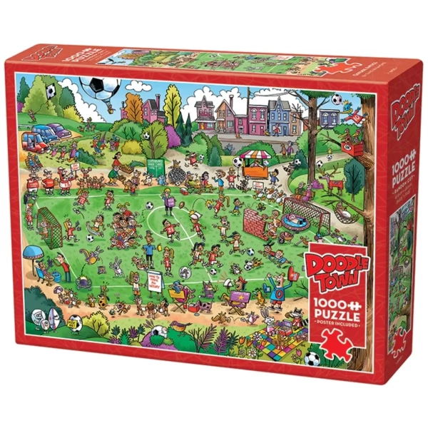 Verrückter Fussballplatz