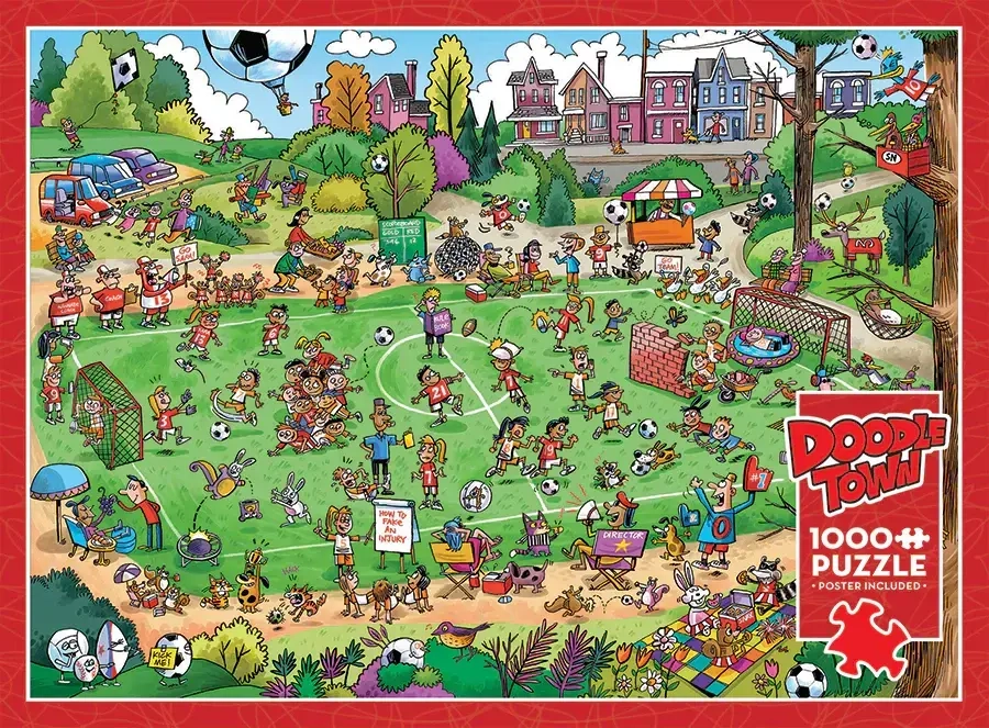 Verrückter Fussballplatz