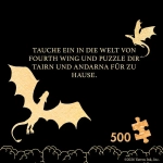 Fourth Wing – Dragons 500 Teile Puzzle