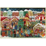 Holzpuzzle - Weihnachtsmarkt