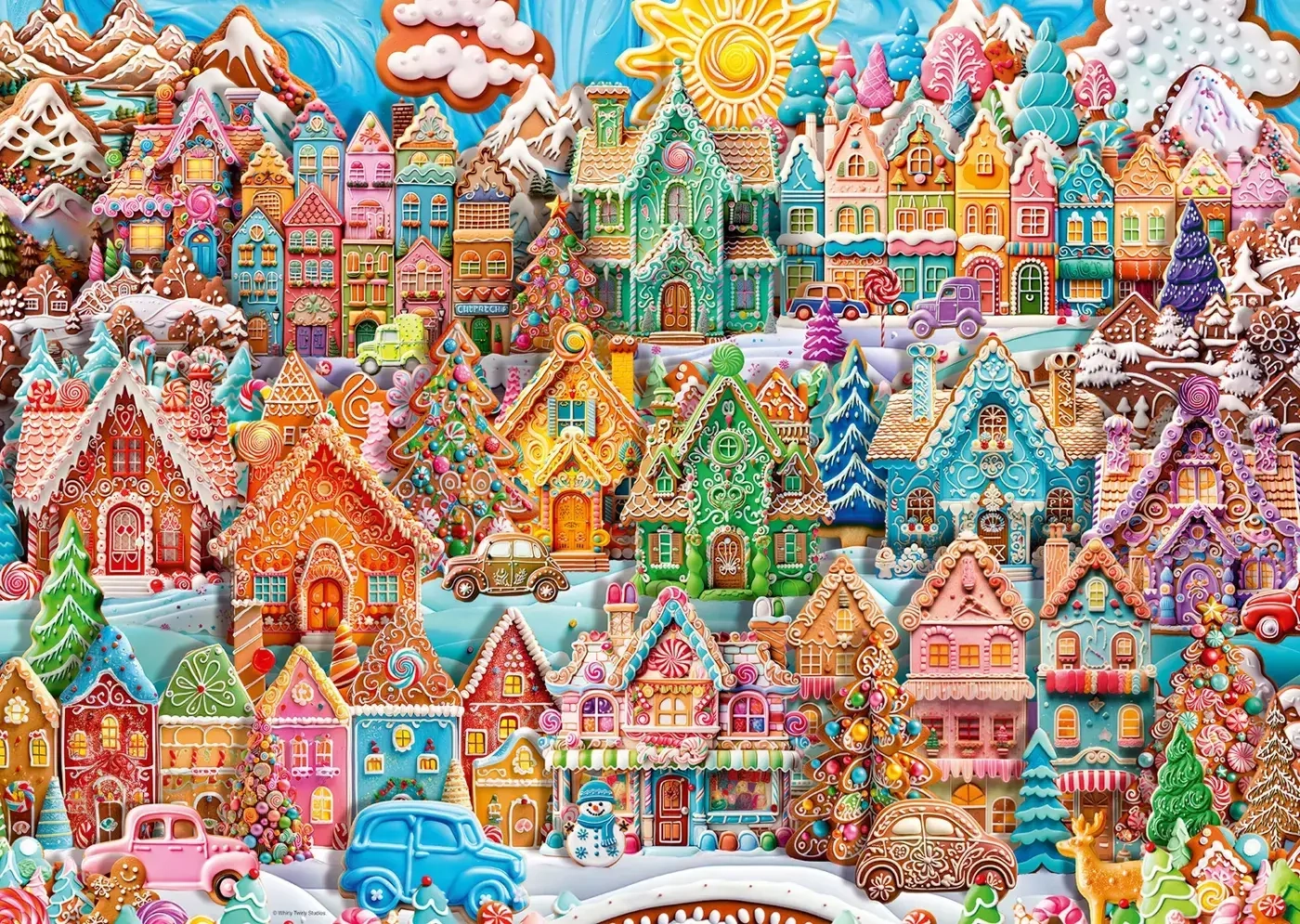 Christmas Cookie Village