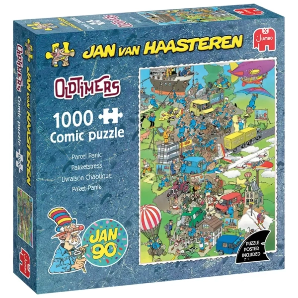 Paket-Panik - Oldtimers - Jan van Haasteren