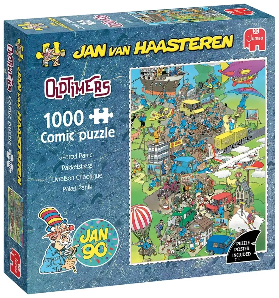 Paket-Panik - Oldtimers - Jan van Haasteren