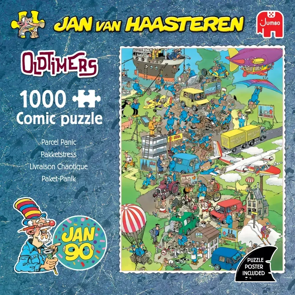 Paket-Panik - Oldtimers - Jan van Haasteren