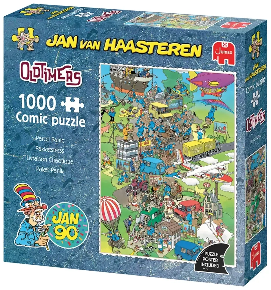 Paket-Panik - Oldtimers - Jan van Haasteren