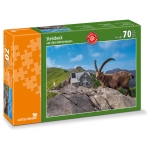 Steinbock a.d. Rotsteinpass - 70 Teile Puzzle