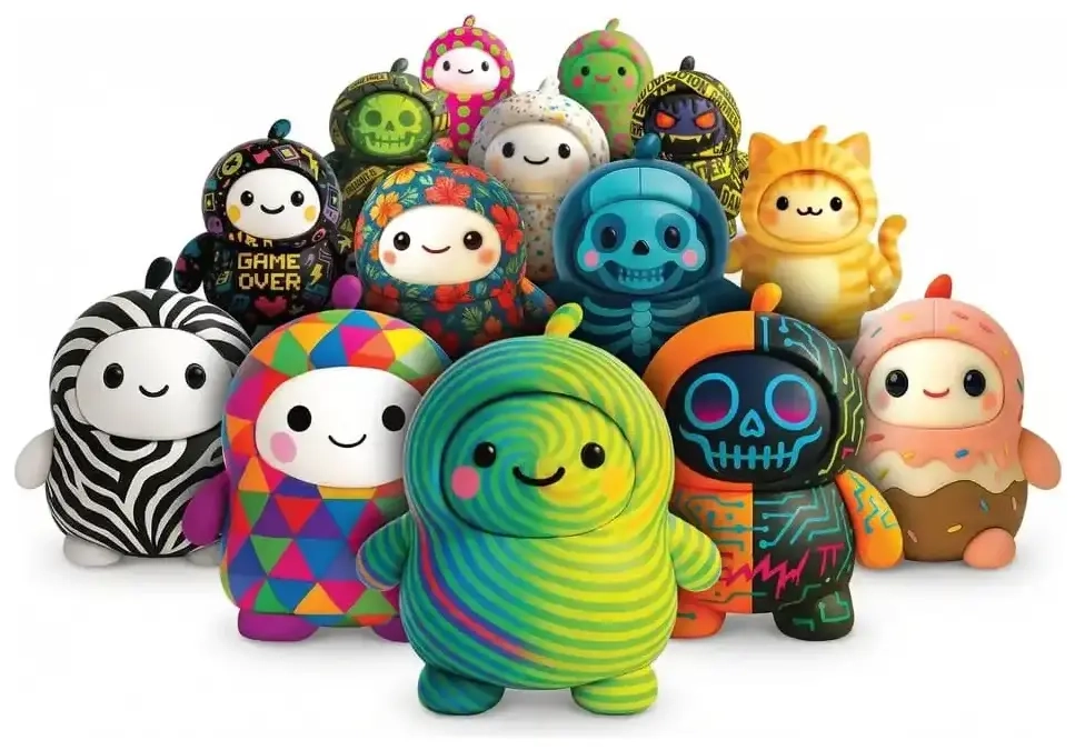 LamaTama Elektronische Sammelfiguren 6 cm - Serie 1
