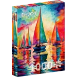 Colorful Sailboats