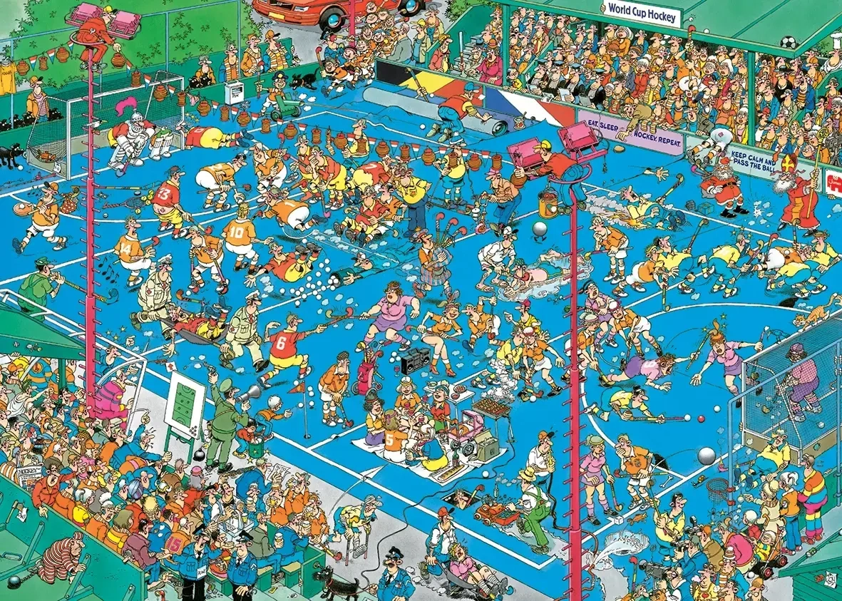 Hockey-Meisterschaften - Jan van Haasteren